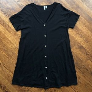 Button shift dress